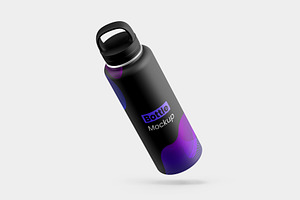 Watter Bottle Mockup Free Download