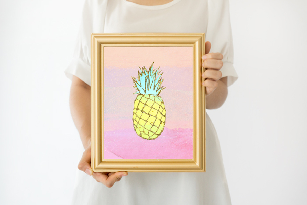 Gold Frame Mockup, a Presentation Template by My Lovely Stock (Photo 2 of 3)