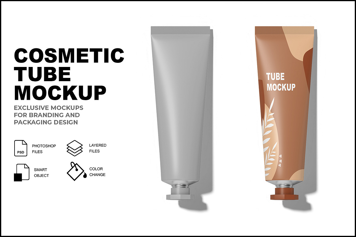 Cosmetic Tube Mockup, a Product Mockup by mockupbuys (Photo 1 of 3)