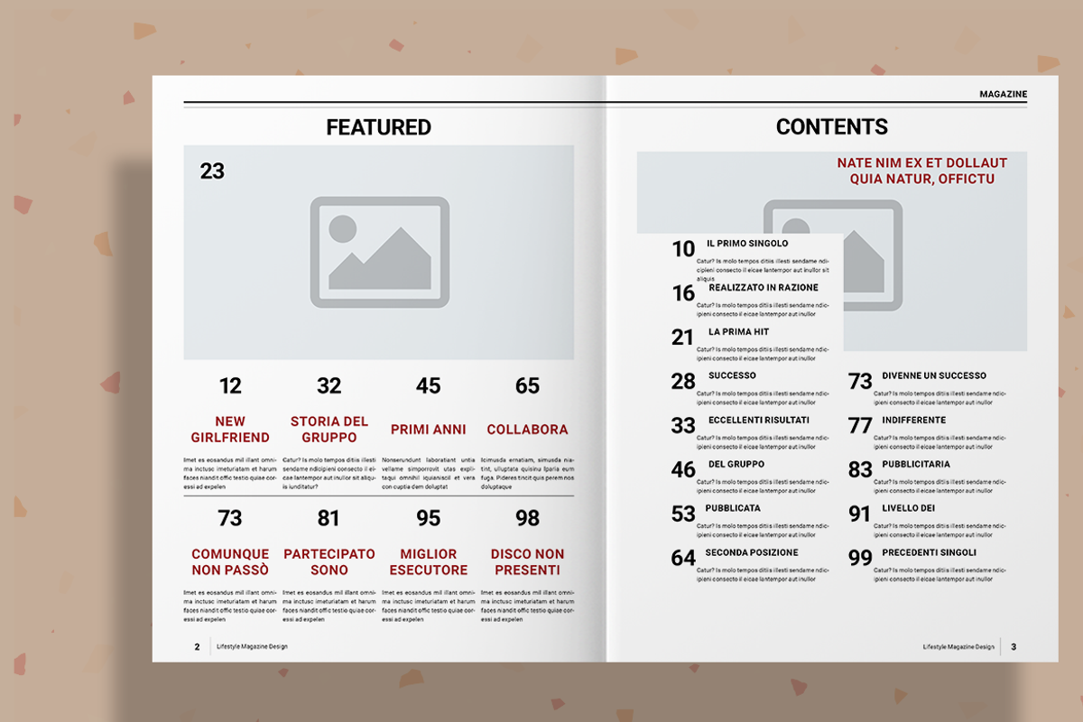 Red Magazine, a Magazine Template by Boris Cupac (Photo 3 of 13)