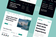 Surfing Lessons Web Design, a Wireframe Template by INSPR STD (Thumbnail 3 of 6)