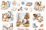 Creative Time Collection, a Seasonal Illustration by PeDe Designs (Thumbnail 5 of 17)