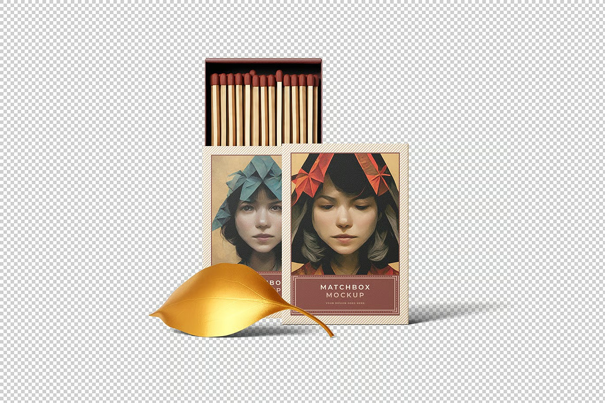 Matchbox Mockup, a Product Mockup by zpackcreative (Photo 3 of 6)
