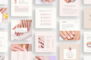 Nail Tech Instagram templates, a Social Media Template by LiliesandBerries (Thumbnail 10 of 21)