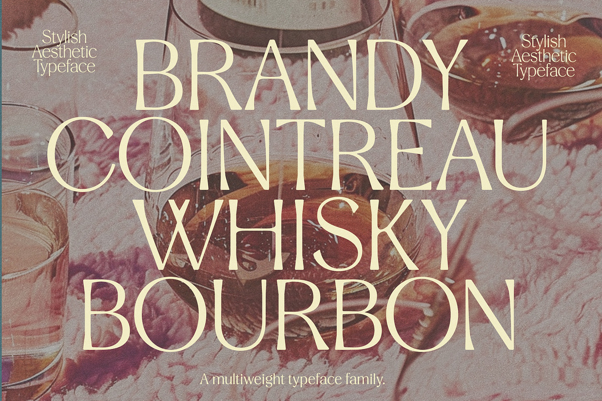 Stylish Aesthetic Typeface, a Sans Serif Font by Nicky Laatz (Photo 12 of 29)