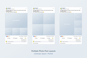 Facebook Social Media Mockups Pack