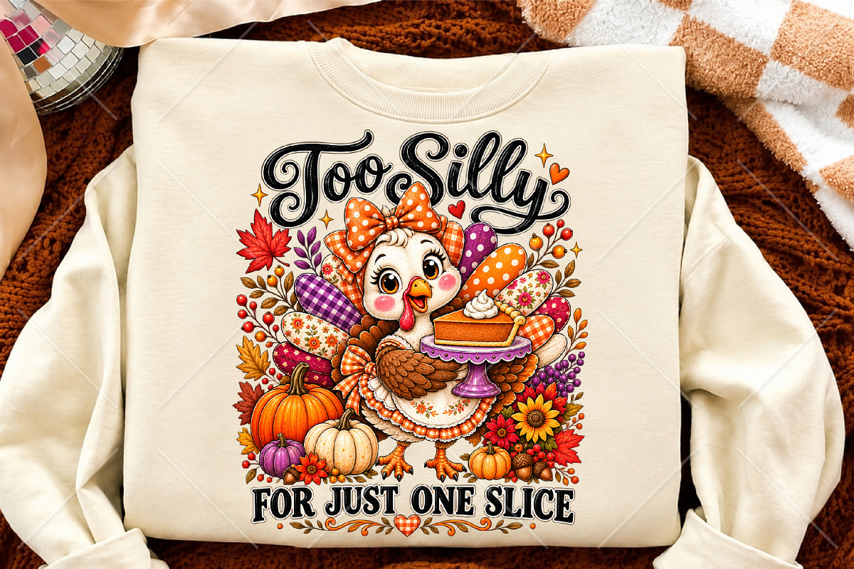 Too Silly For Just One Slice Turkey, a Seasonal Illustration by Canvas Craft (Photo 4 of 5)