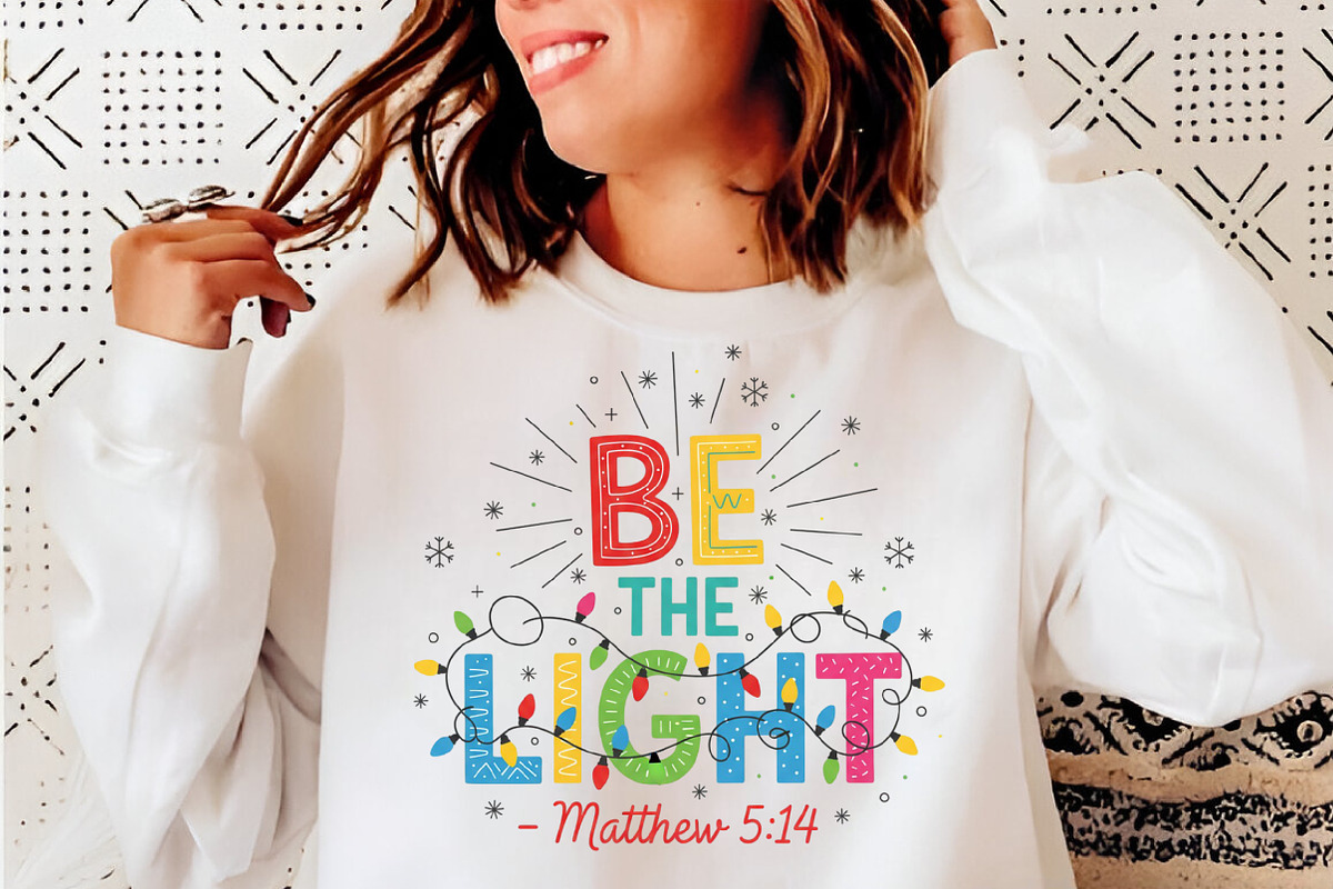 Christmas Light Be the Light Matthew, an Illustration by SinaCreation (Photo 4 of 7)