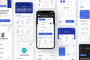 Highfly - Flight Booking Mobile App, an UI Kit Template by pickolabstudio (Thumbnail 5 of 5)