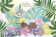 MERMAID VACATION, a Decorative Illustration by FARAWAYKINGDOM (Thumbnail 3 of 11)