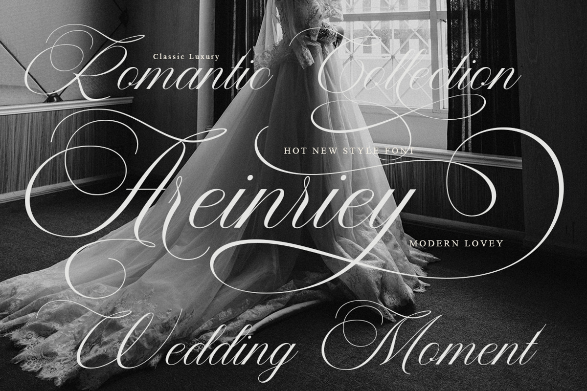 Bailentia Calligraphy, a Script Font by IM Studio (Photo 3 of 10)