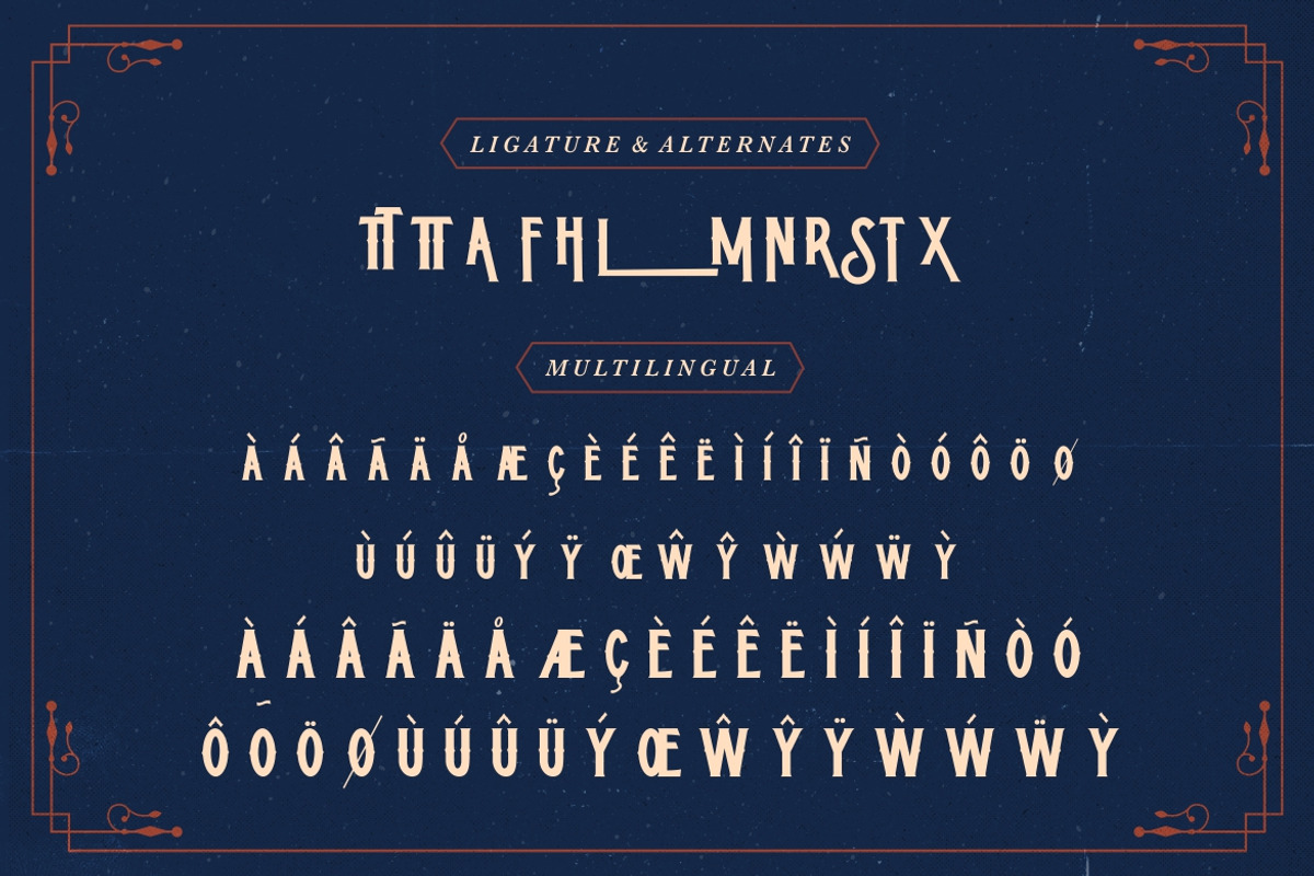 Hypebeast Vintage Advertisement Font, a Font by Creatype Studio (Photo 11 of 14)