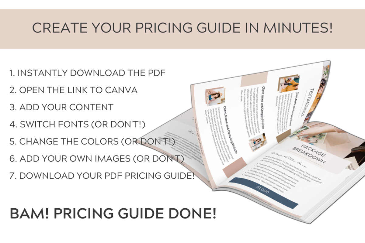 Maddie Piper Pricing& Services Guide, a Templates & Theme by Lady Boss Studio (Photo 3 of 9)