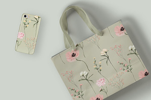 Meadow, Luxury Floral Pattern