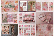 Floral Texture Bundle, a Background Graphic by lerinartstudio (Thumbnail 9 of 9)