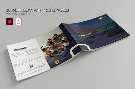Business Company Profile Vol.23, a Brochure Template by Bewalrus Studio