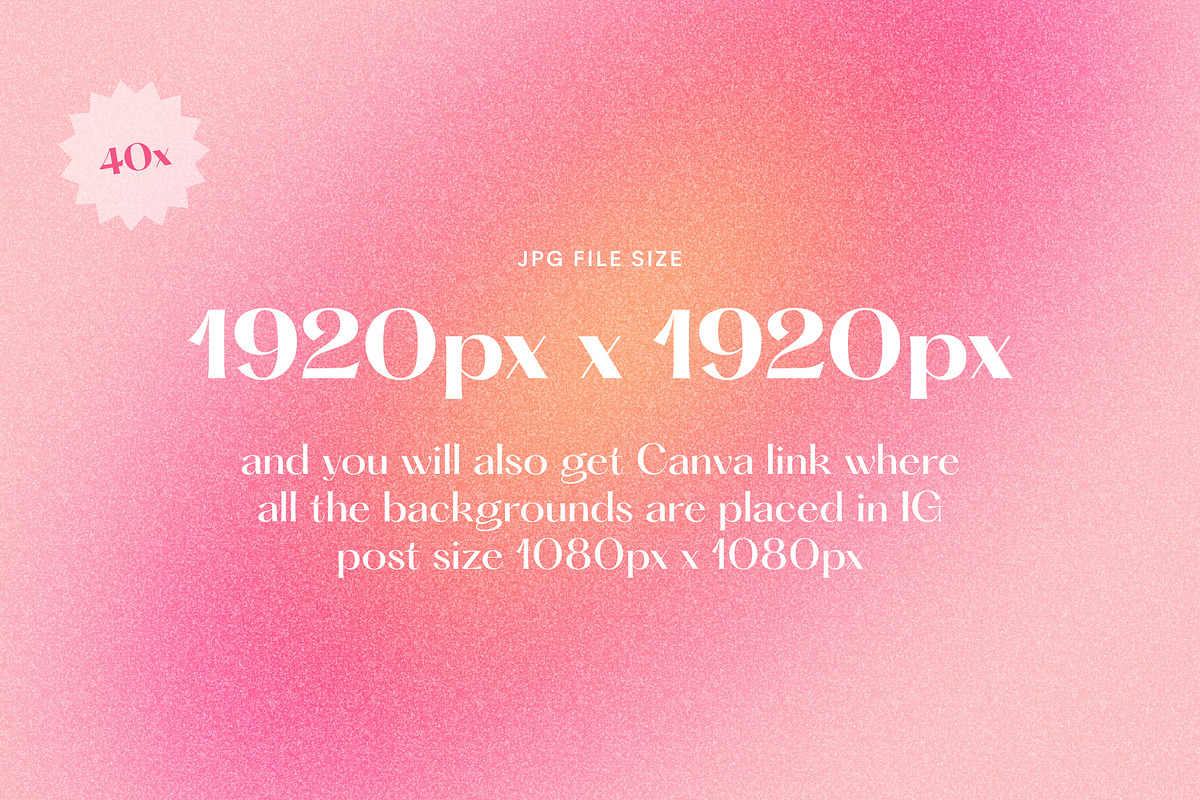 Gradient noise backgrounds, a Texture Graphic by Alice Store (Photo 4 of 7)