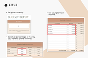 50 30 20 & 70 20 10 Budgeting Sheet, a Templates & Theme by MondaySpark (Thumbnail 4 of 10)