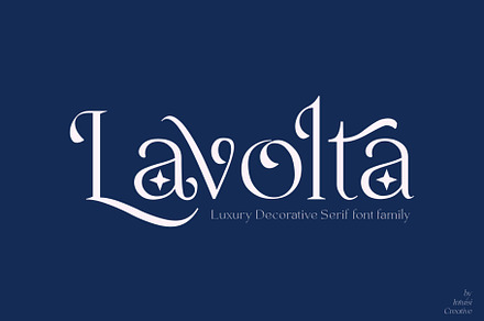 Lavolta - Decorative Font Family