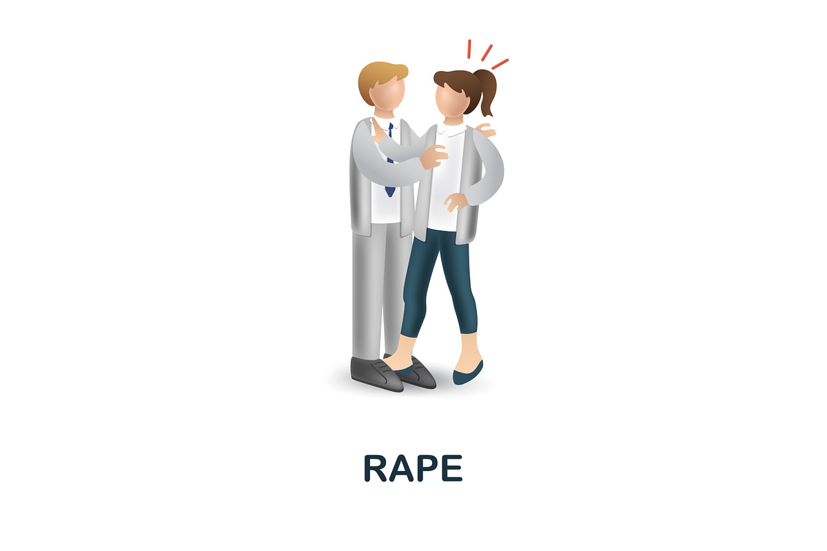 Harassment 3D Icons Set Bundle, an Object Graphic by Aimagenarium@gmail.com (Photo 6 of 21)