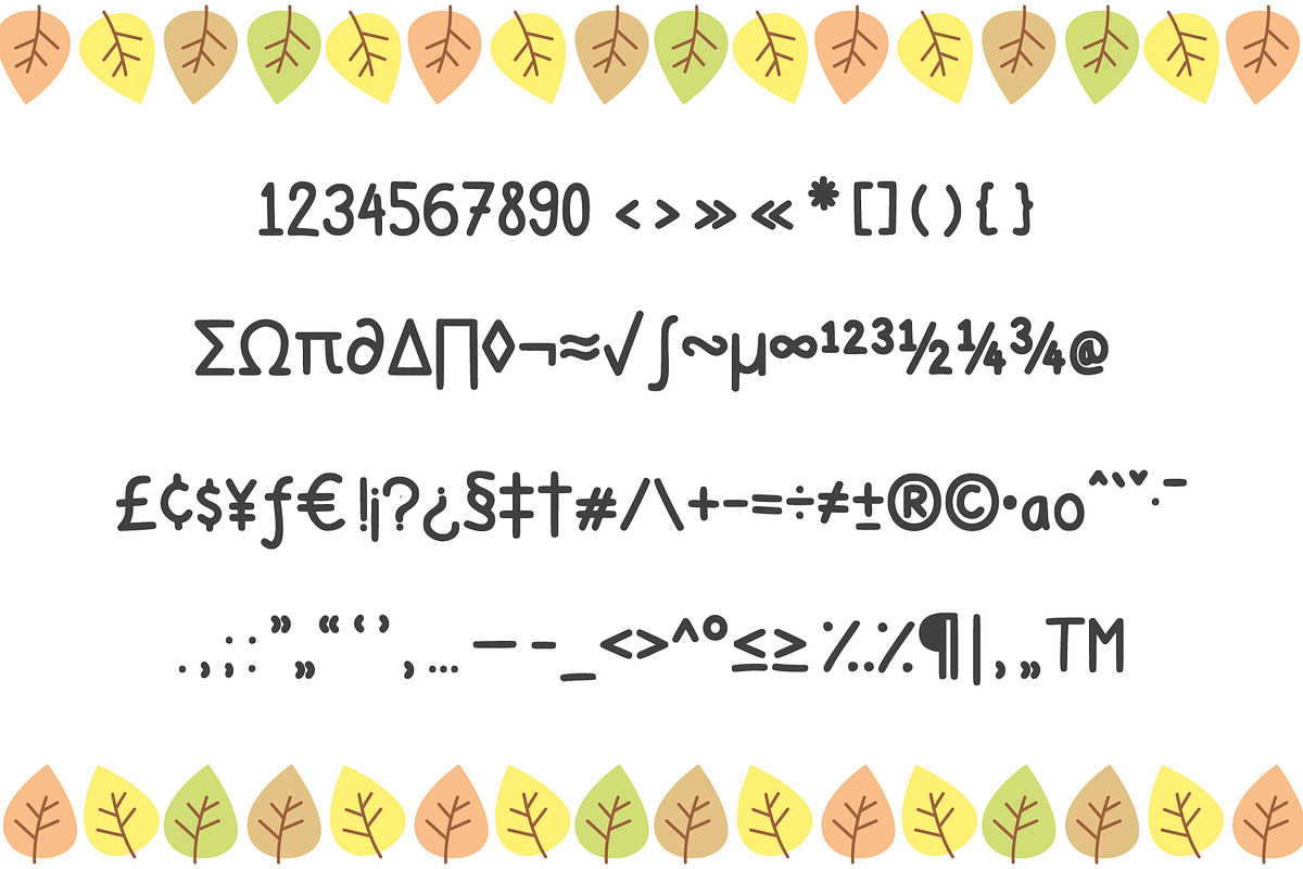 Gomgom | Handwriting Font preview 4