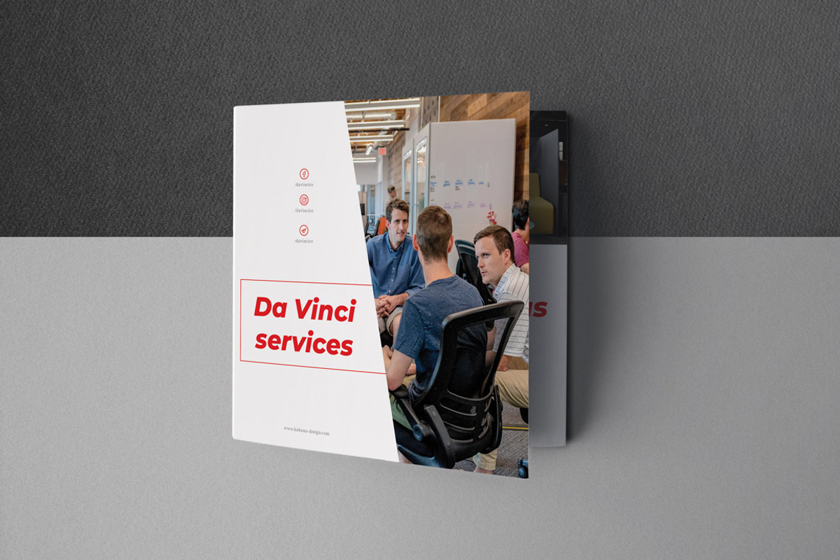 Business Company Square Trifold, a Brochure Template by Kahuna Design (Photo 3 of 4)