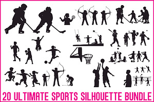 Ultimate Sports SVG Bundle, an Illustration by BIPLOB EXPERT