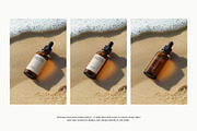 Coastal Cosmetic Bottle Mockups, a Packaging Mockup by Wildfield Studio (Thumbnail 4 of 6)
