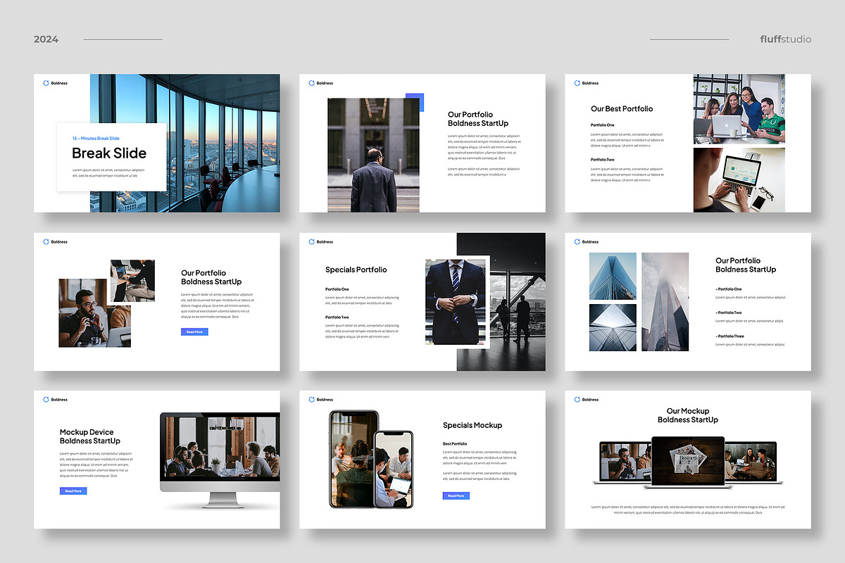 Startup Pitch Deck Powerpoint, a Presentation Template by fluffstudio (Photo 4 of 5)