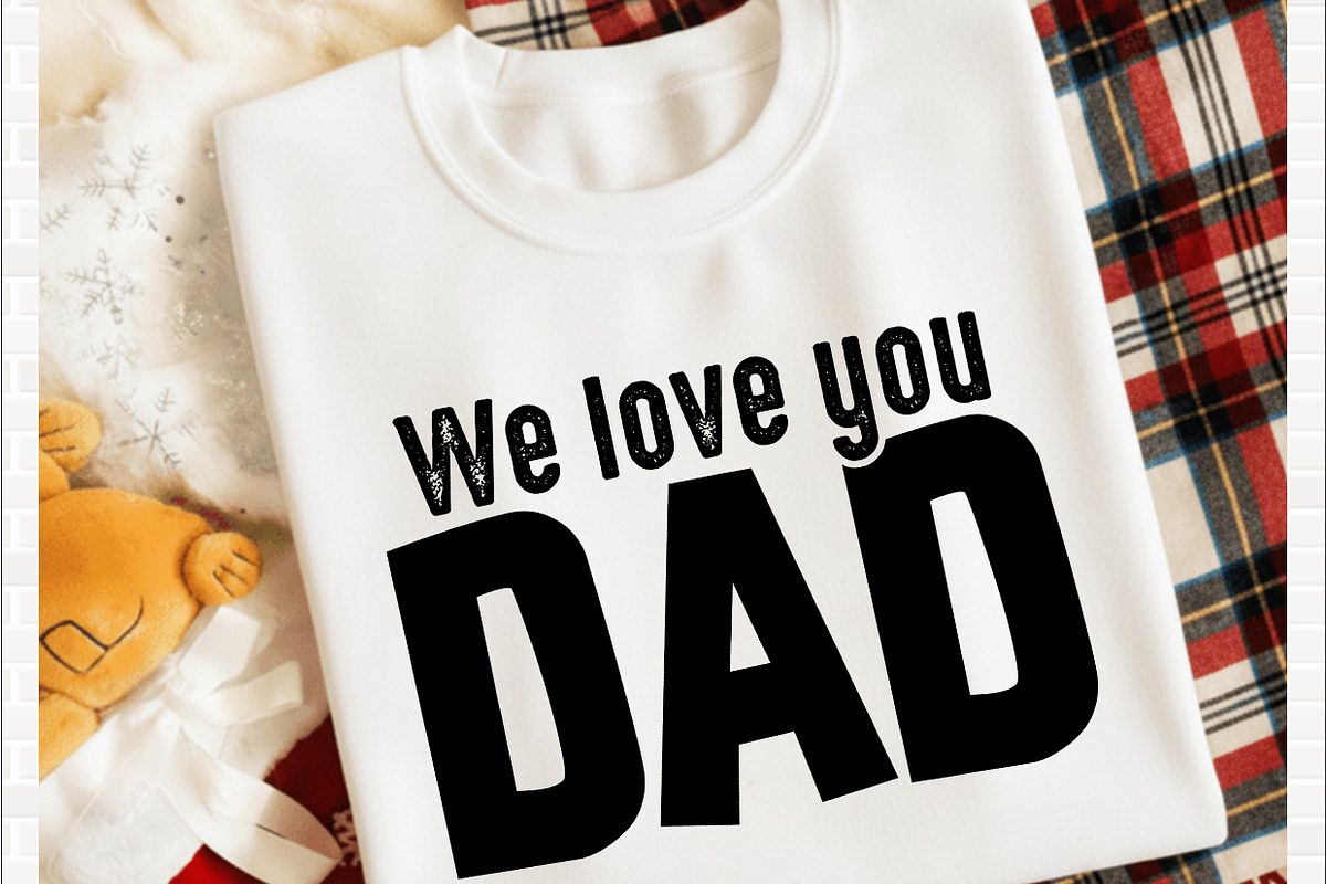I love you dad T shirt, a Graphic by crative8112 (Photo 2 of 3)
