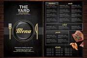 Modern Restaurant Food Menu Flyer, a Flyer Template by Hotpin (Thumbnail 2 of 2)