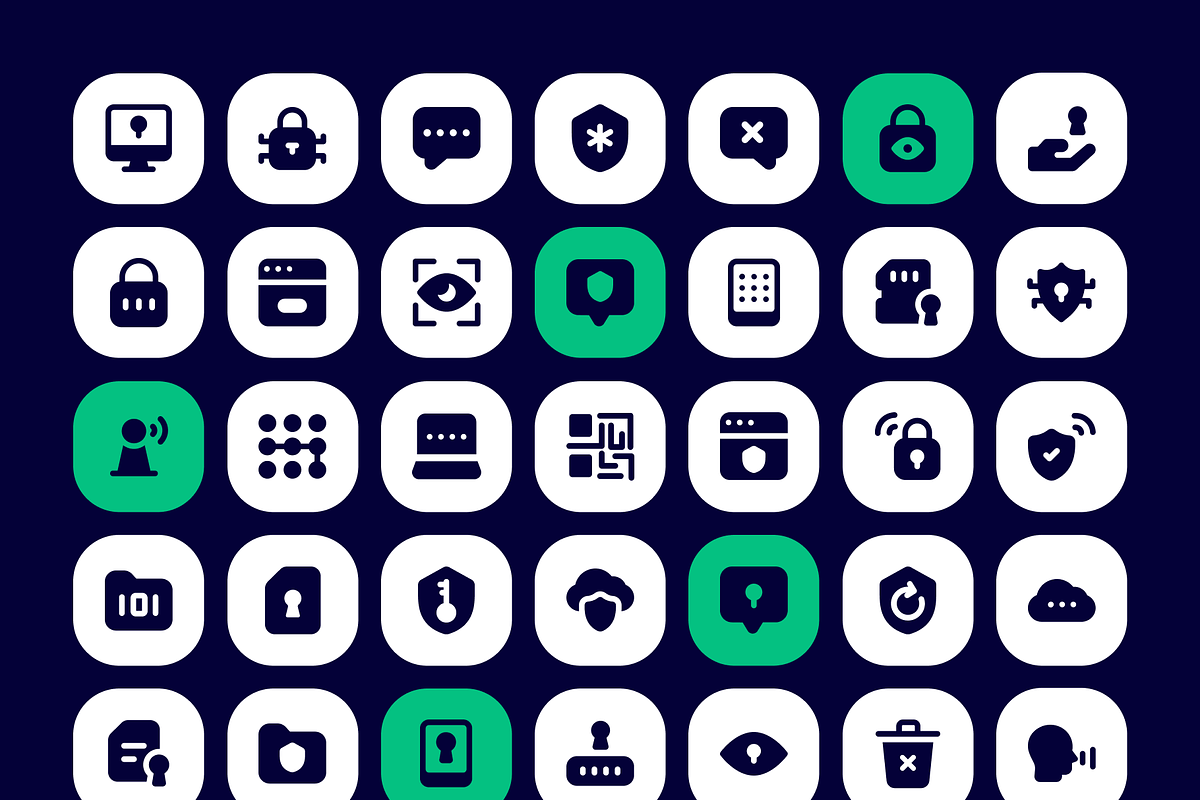 Cybersecurity and Hacking Icons, a Duotone Icon by Brickclay (Photo 5 of 5)