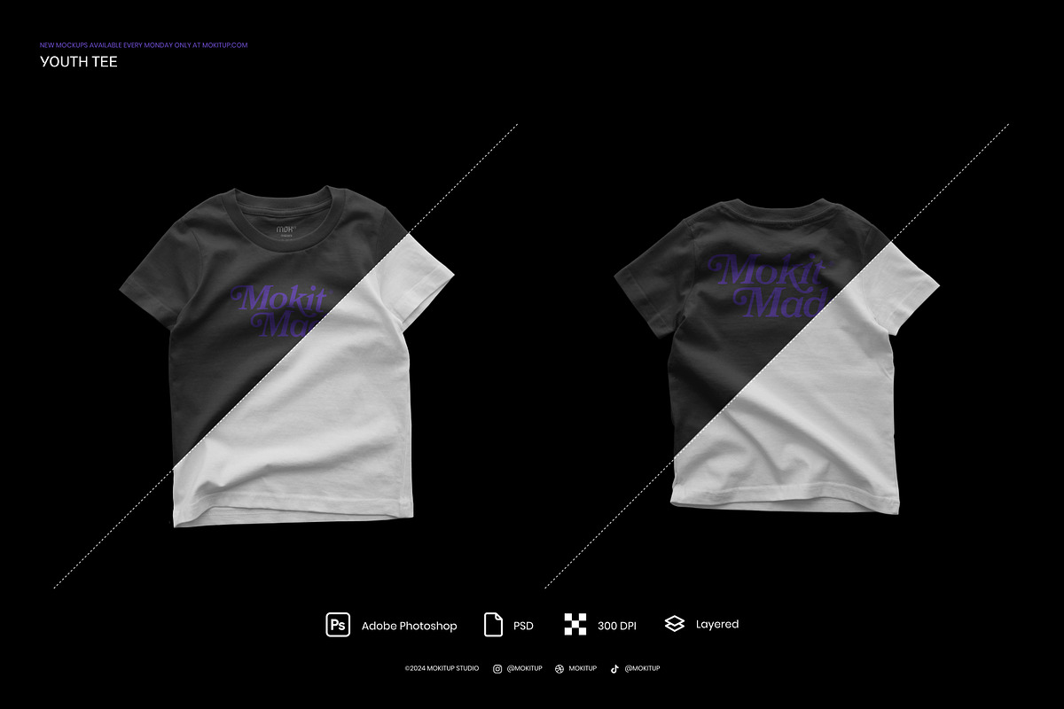 MOKITUP: Kids Tee Mockup, a Shirt Mockup by MOKITUP (Photo 2 of 4)