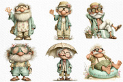 Funny Grandpa Summer set, an Illustration by Craft Nest (Thumbnail 6 of 12)