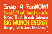 CRUNCH, a Sans Serif Font by Pinisi ART (Thumbnail 10 of 10)