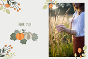 Autumn Atmosphere set, an Animal Illustration by Cozy pattern shop (Thumbnail 7 of 7)