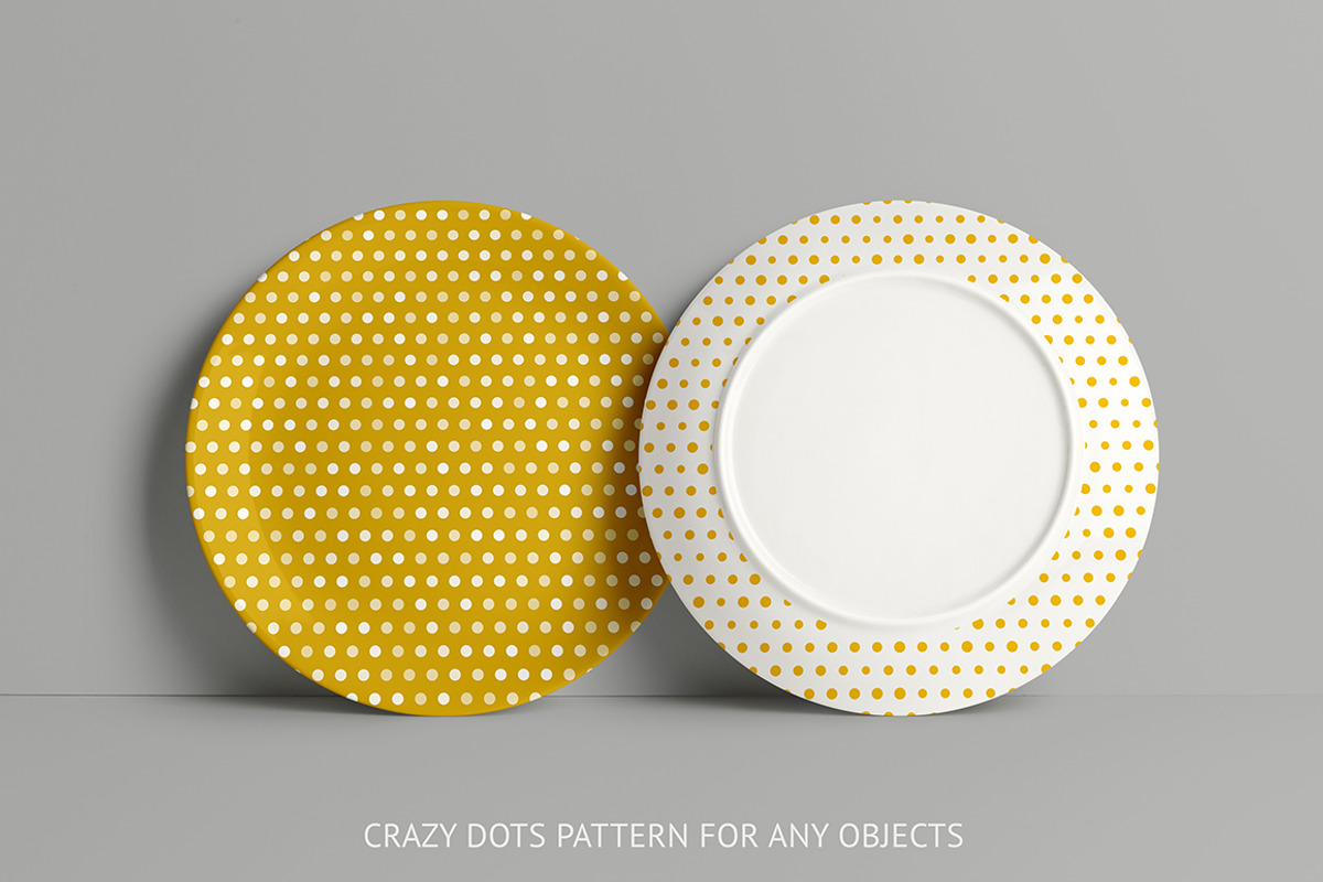 100 seamless polka dots pattern set, a Pattern Graphic by voin_Sveta (Photo 3 of 8)