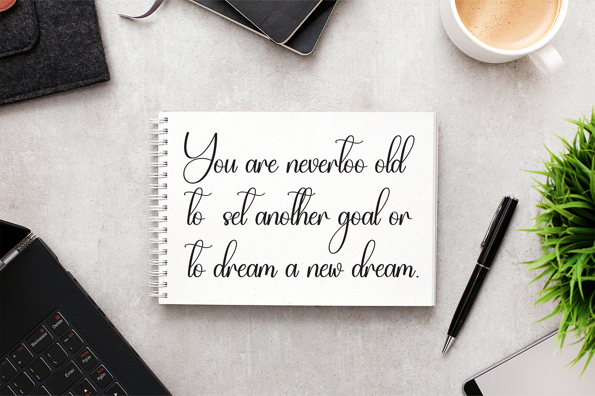 Traveling | Script Font, a Handwritten Font by Scratchones (Photo 3 of 9)