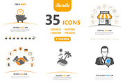 35 Icons in 5 Themes, a Solid Icon by TAlex (Thumbnail 1 of 7)
