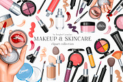 Makeup Clipart Collection, an Illustration by Serghei Caraulan (Thumbnail 1 of 4)