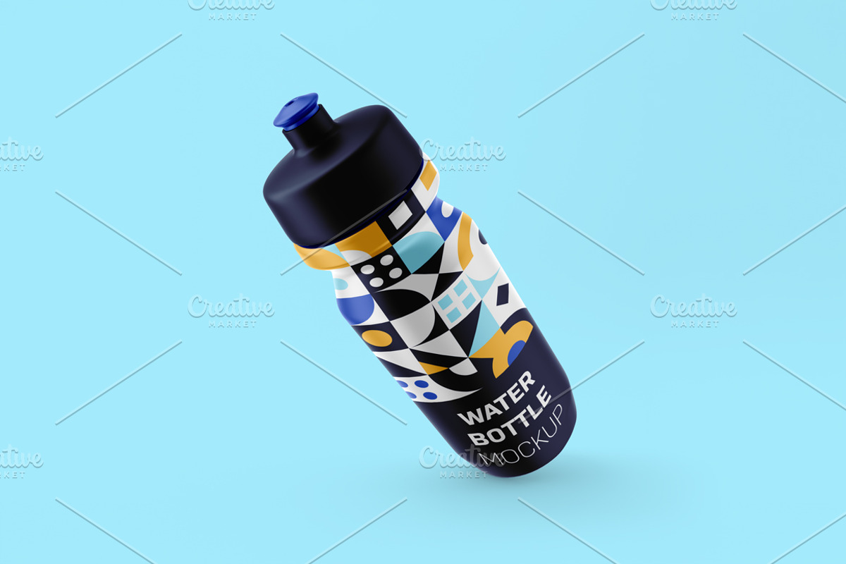 Sport Bottle Mockup, a Packaging Mockup by Qaleb Studio (Photo 1 of 3)