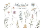 SALTWATER SOUL watercolor clipart, a Decorative Illustration by long summer (Thumbnail 13 of 15)
