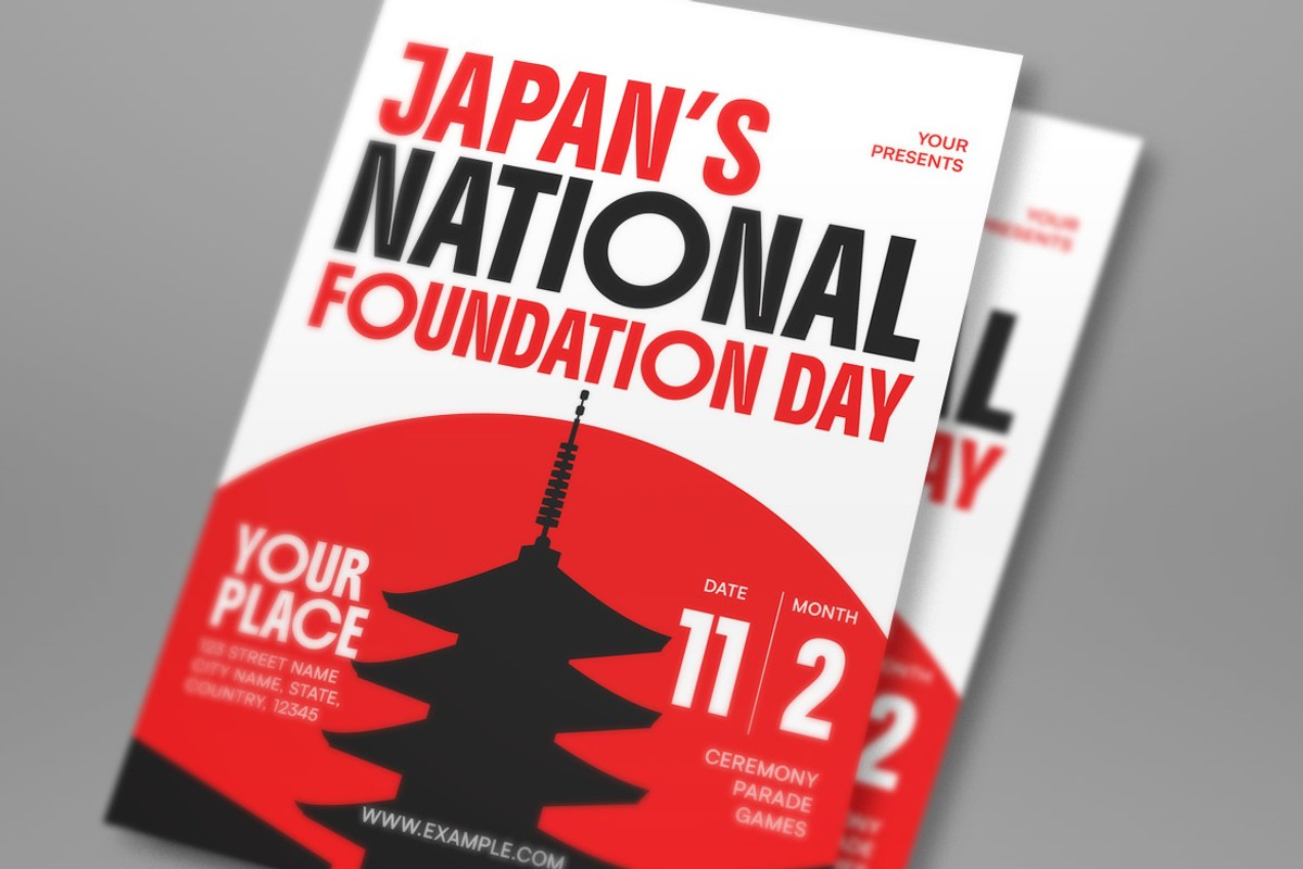Japan National Foundation Day Flyer preview 2