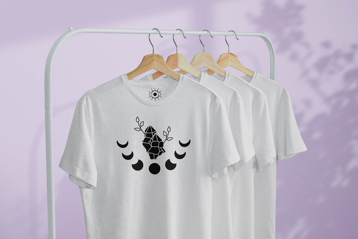 Crystals and Evil Eye illustrations, a Background Graphic by illustrator_natalie (Photo 9 of 11)