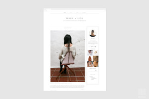 Scandinavian Blogger Theme Mary Lo