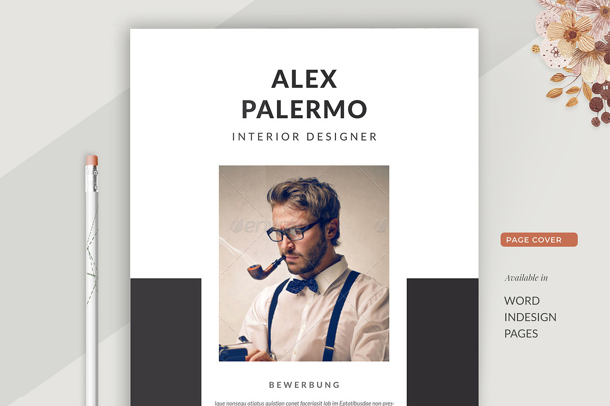 Resume Template Cv, a Resume Template by Estartshop (Photo 5 of 8)
