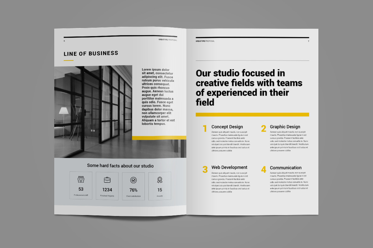 Kreatype Proposal, a Brochure Template by Kreatype Studio (Photo 9 of 20)
