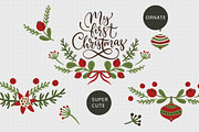 Christmas lettering & Christmas SVG, an Object Graphic by ClipArtRoom (Thumbnail 2 of 5)