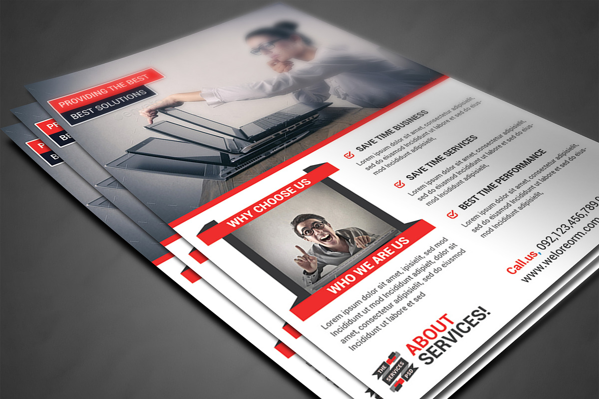 Best Business Flyers Templates, a Flyer Template by AfzaalGraphics (Photo 3 of 4)