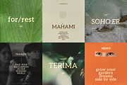 Raw Serif - Handwritten Font Family, a Serif Font by SHOOM HOUSE (Thumbnail 4 of 12)